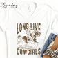 Long Live Cowgirls V-Neck Shirt
