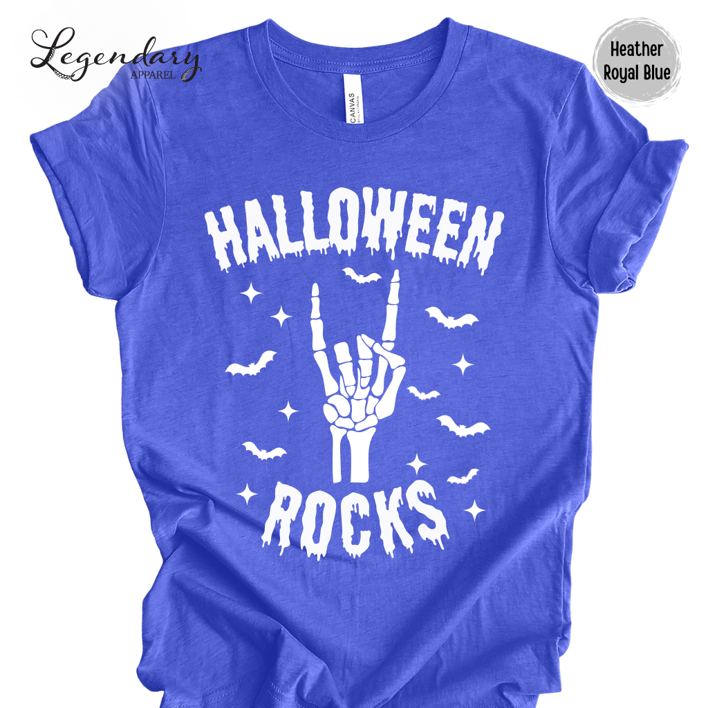 Halloween Rocks Adult Tee Shirt