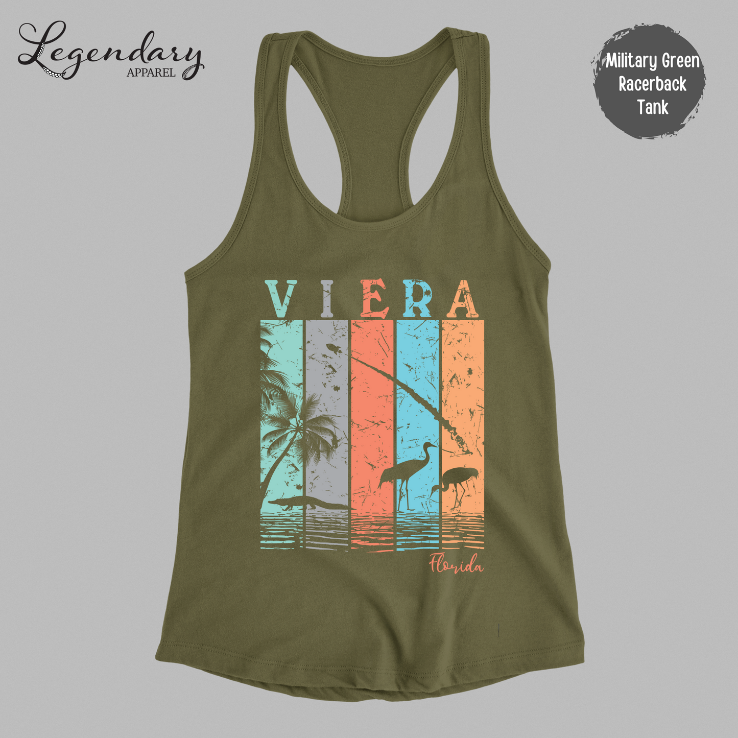 Viera Florida Racerback Tank Top