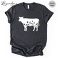 Floral Cow T-Shirt