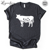 Floral Cow T-Shirt