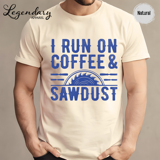 I Run On Coffee & Sawdust T-Shirt