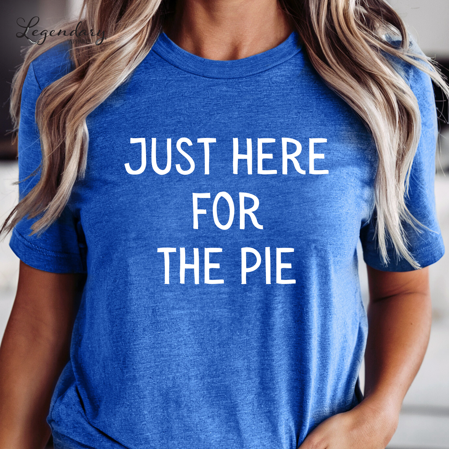 Just Here For The Pie Funny Thanksgiving Shirt