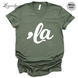 Kamala V-Neck Tee Shirt ,la design