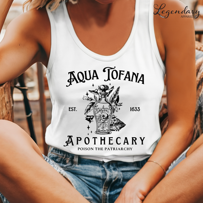 Aqua Tofana Poison Bottle Tank Top