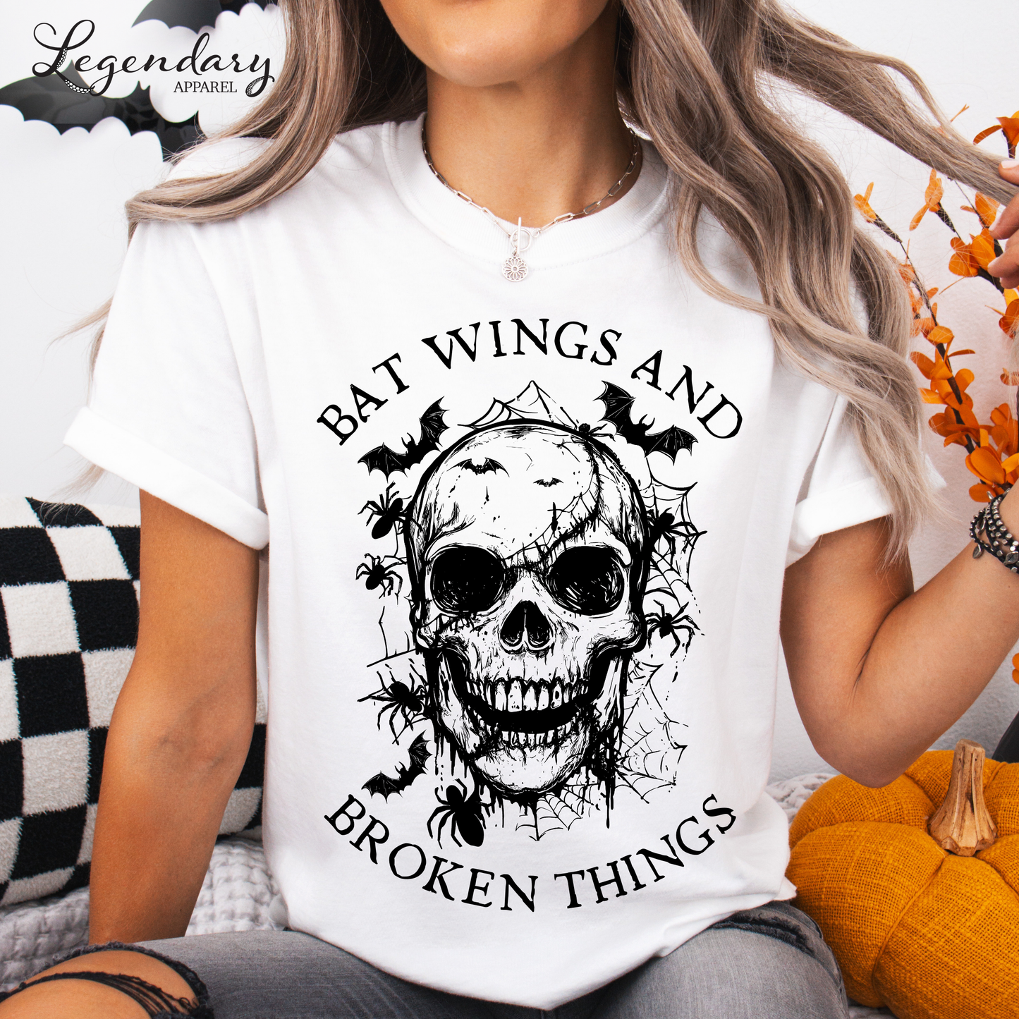Bat Wings and Broken Things Tee Shirt