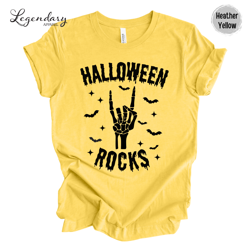 Halloween Rocks Adult Tee Shirt