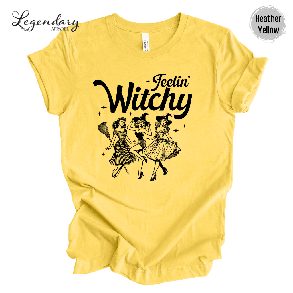 Feelin Witchy Halloween T-Shirt