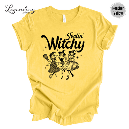 Feelin Witchy Halloween T-Shirt