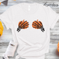 Skeleton Hands Pumpkin Boobs Shirt