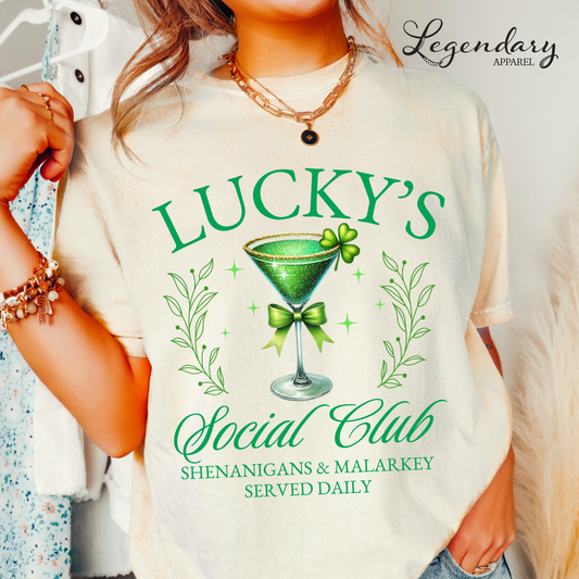 Lucky's Social Club St Patrick's Day Shirts