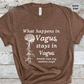 Vagus Nerve Shirt What Happens In Vagus Stays In Vagus breath hum sing meditate laugh