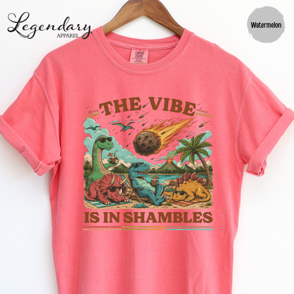 Dinosaur Shirt, The Vibe Is In Shambles T-Shirt