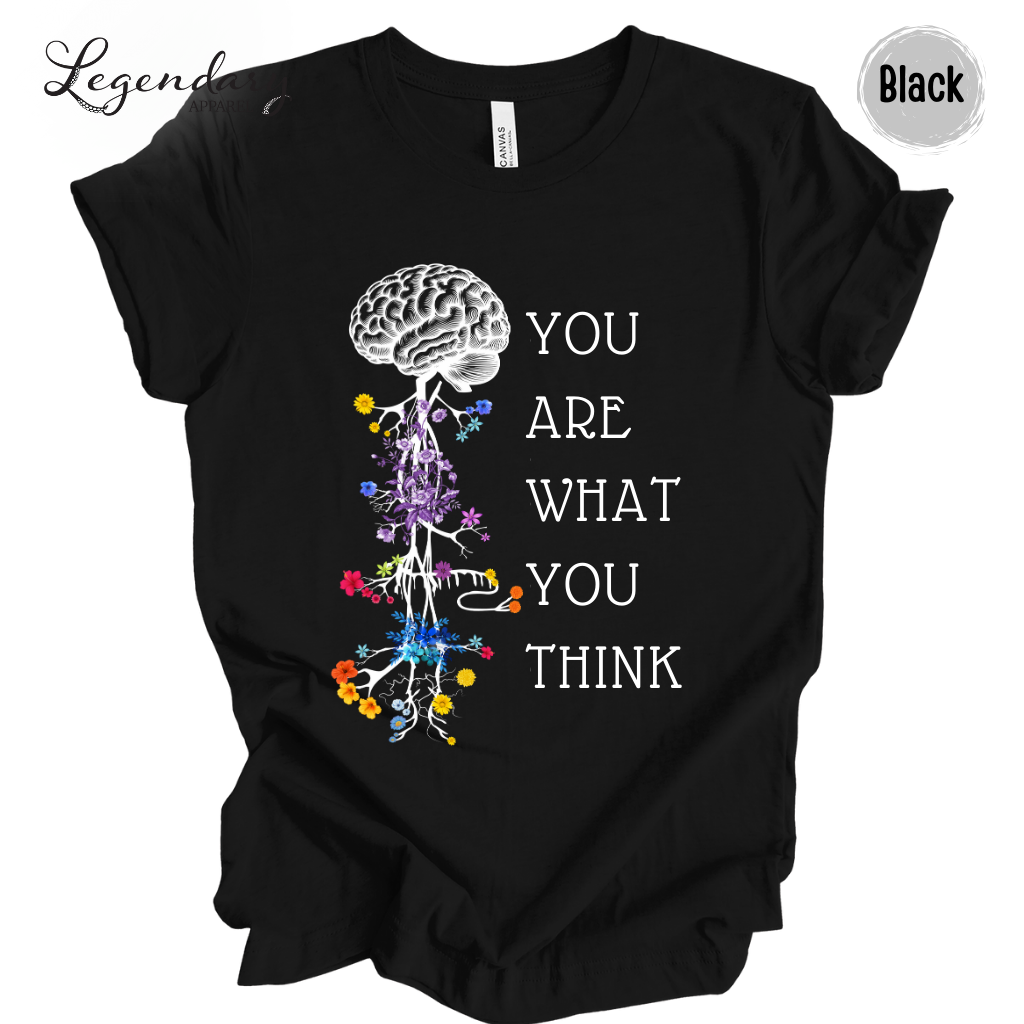 Vagus Nerve Shirt Nervous System Anatomy You Are What You Think Mindfulness Shirt