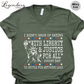 Liberty and Justice For All Human Rights Comfort Colors V-Neck Tee Shirt