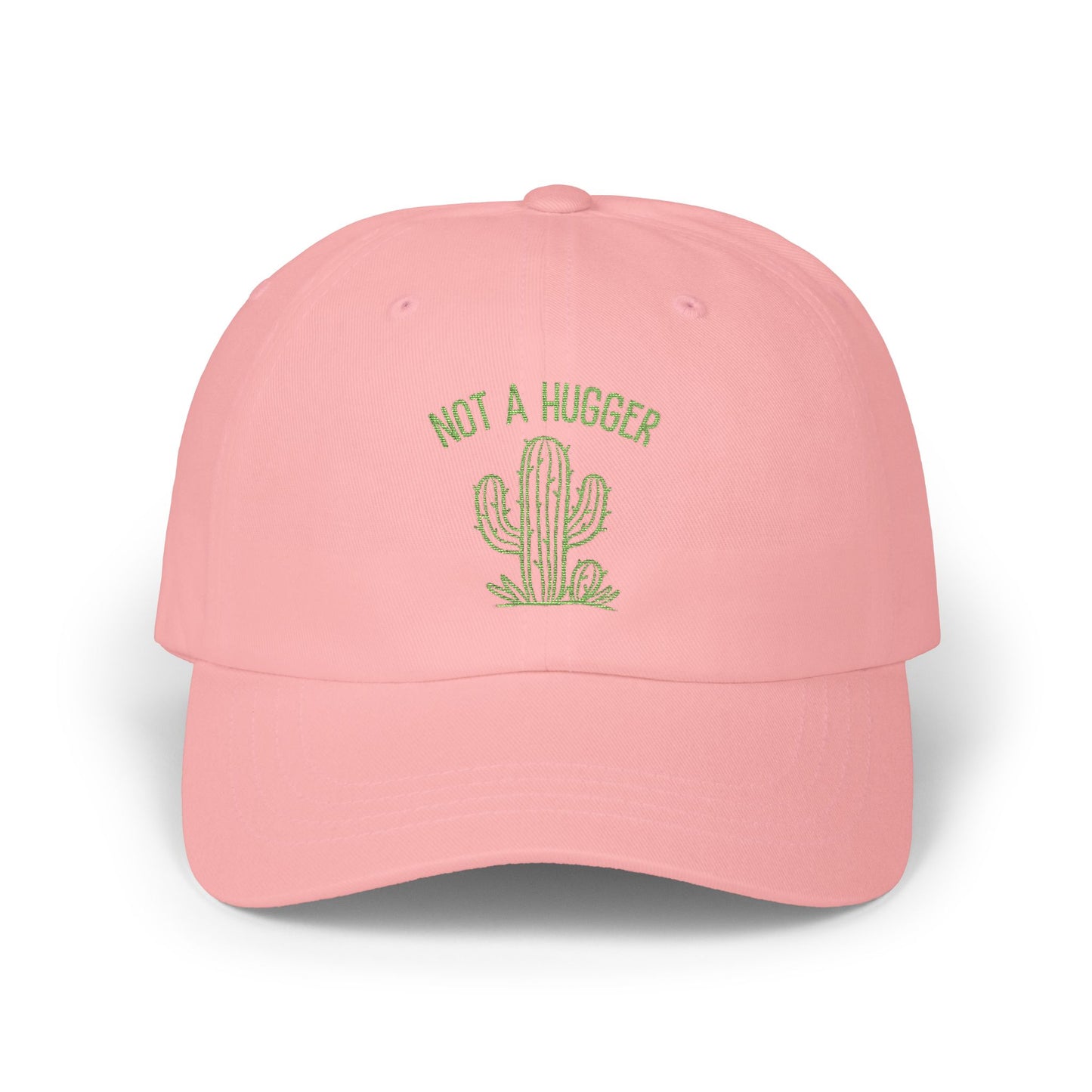 Not A Hugger Embroidered Hat