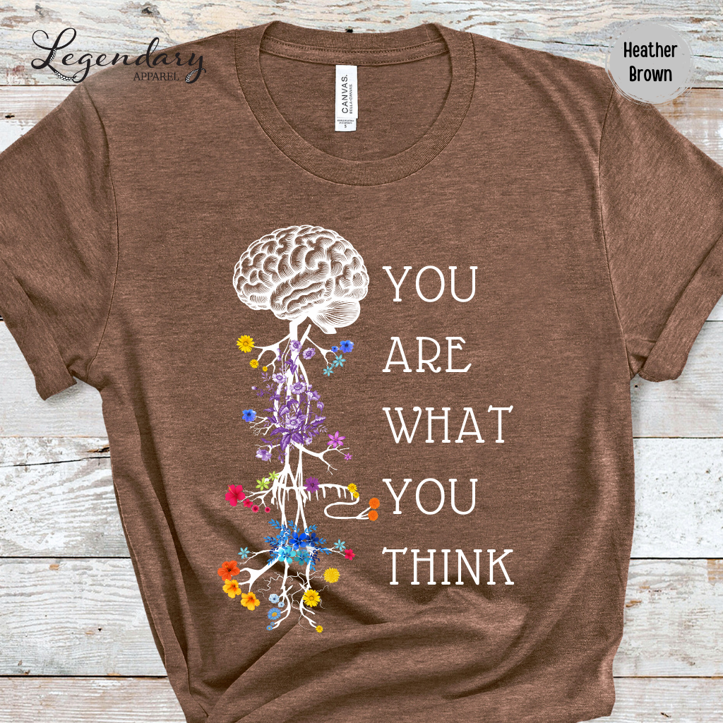 Vagus Nerve Shirt Nervous System Anatomy You Are What You Think Mindfulness Shirt