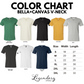 Liberty and Justice For All Human Rights Comfort Colors V-Neck Tee Shirt