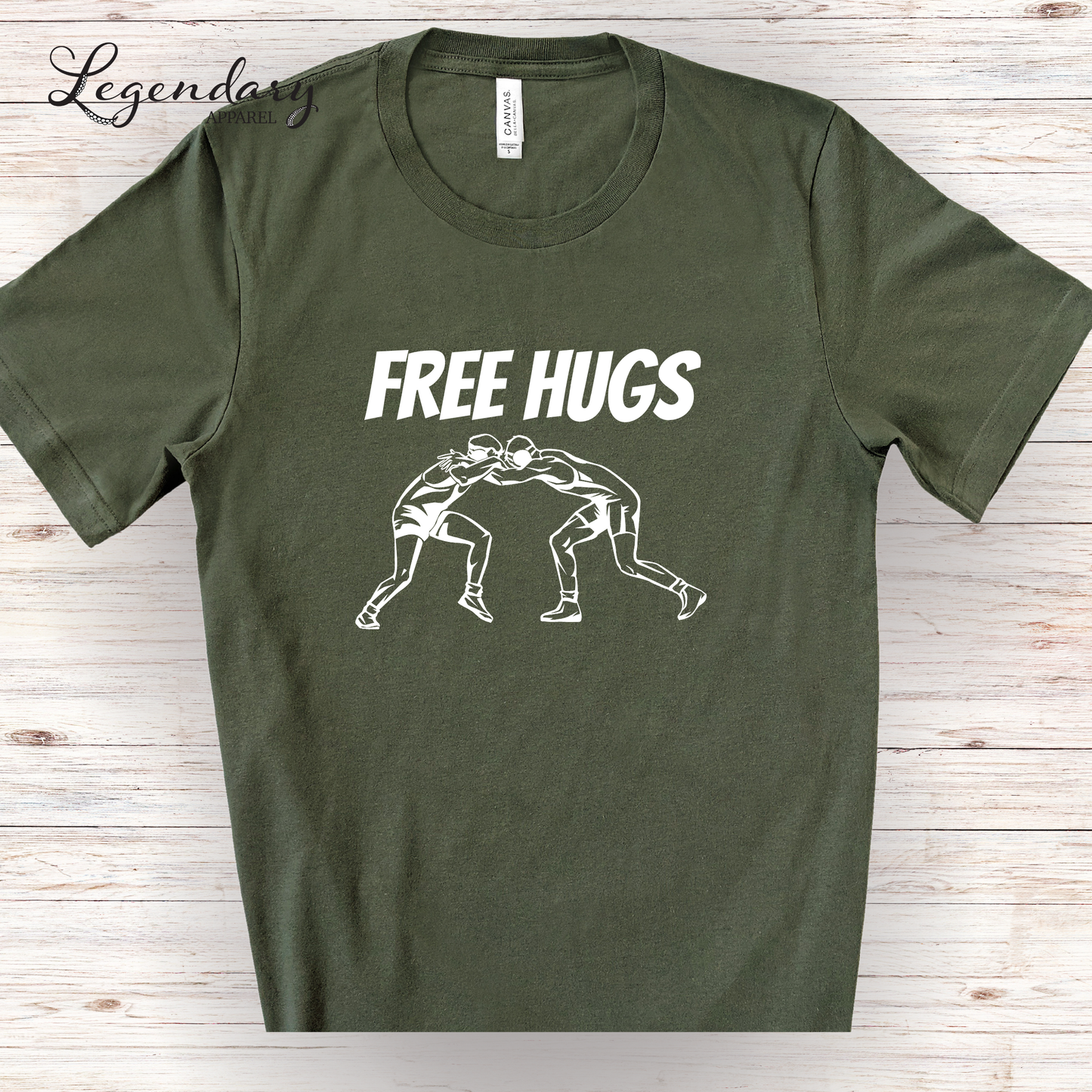 Free Hugs Wrestler T-Shirt