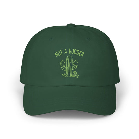 Not A Hugger Embroidered Hat