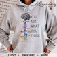 Vagus Nerve Sweatshirt Nervous System Anatomy You Are What You Think Mindfulness Shirt