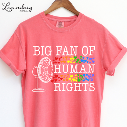 Big Fan of Human Rights Tee Shirt