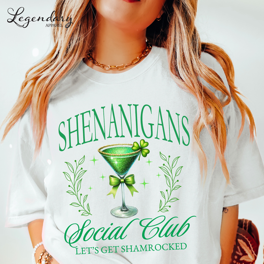 Shenanigans Social Club St Patrick's Day Shirts