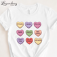 Candy Heart Anti Valentine's Day Conversation Hearts T-Shirt