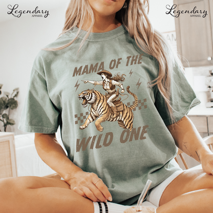 Mama Of The Wild One Heavyweight T-shirt
