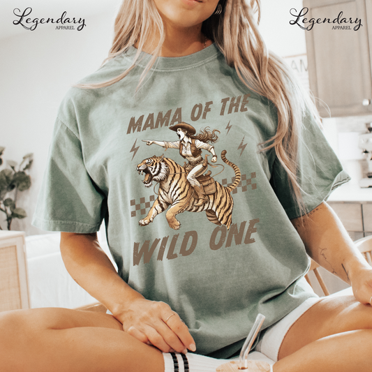 Mama Of The Wild One Heavyweight T-shirt