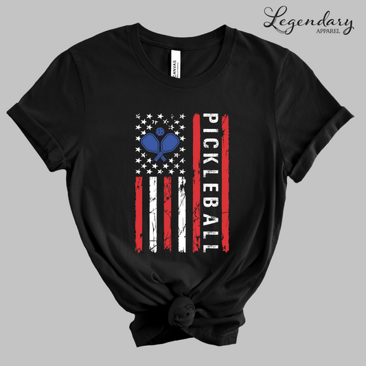 Pickleball American Flag Shirt