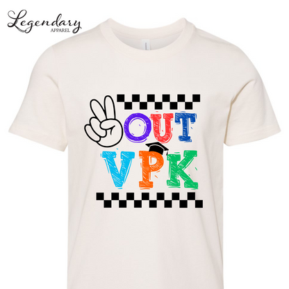 Peace Out VPK kids t-shirt