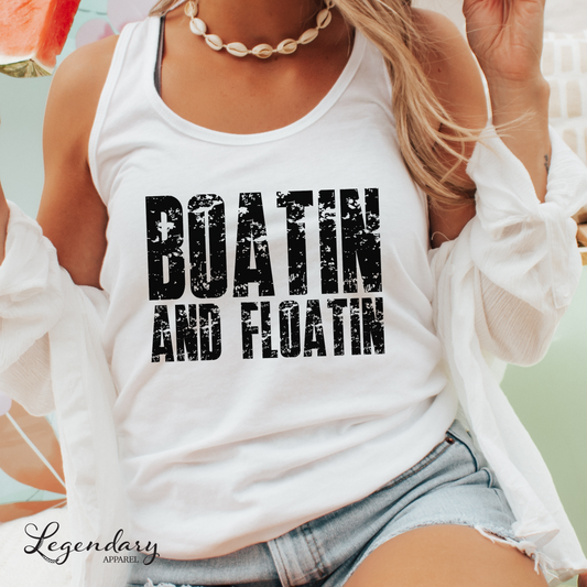 Boatin and Floatin Tank Top