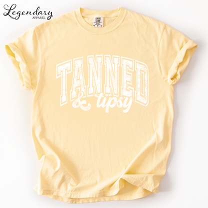 Tanned and Tipsy Oversized Tee