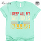 I Keep All My Dad Jokes In A DAD-A-BASE Men's T-Shirt