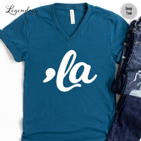 Kamala V-Neck Tee Shirt ,la design