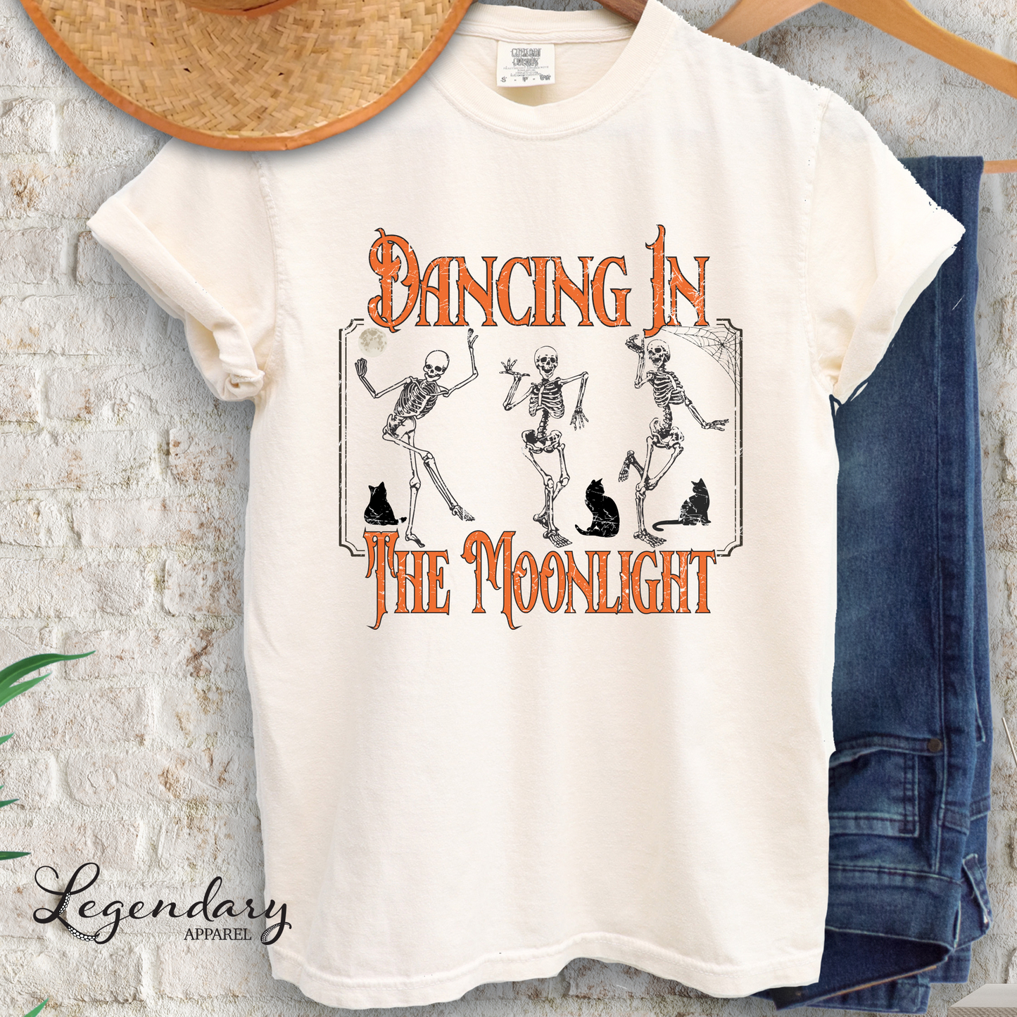 Halloween Dancing Skeletons, Dancing In The Moonlight Shirt