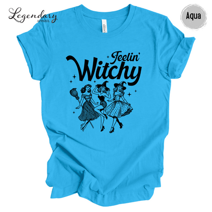 Feelin Witchy Halloween T-Shirt