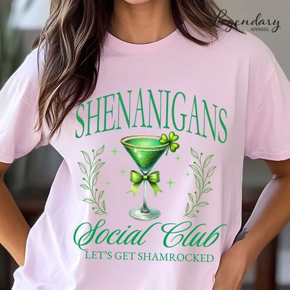 Shenanigans Social Club St Patrick's Day Shirts