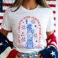 Statue of Liberty 4th of July T-Shirt With Liberty And Justice For All