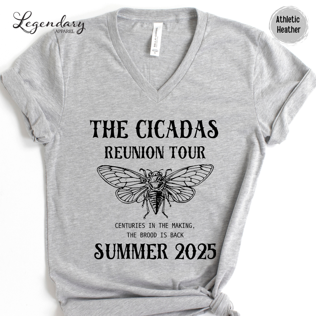The Cicadas Reunion Tour 2024 V-Neck Tee Shirt