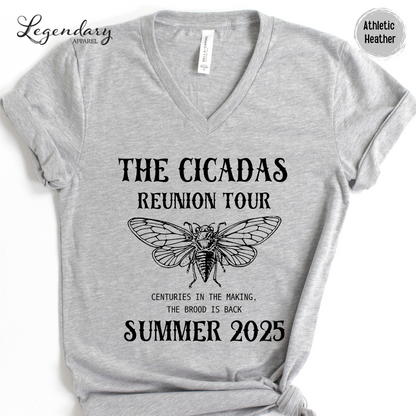 The Cicadas Reunion Tour 2024 V-Neck Tee Shirt