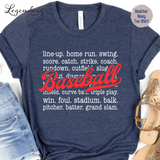 Baseball Sayings T-Shirt Homerun Swing Pitcher Grand Slam