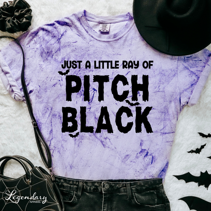 Just A Little Ray Of Pitch Black Halloween Tee Shirt