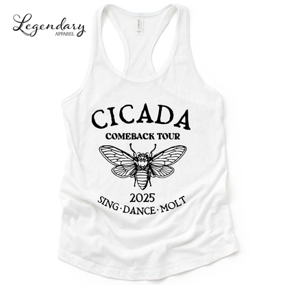 Cicada Comeback Tour 2025 Tank Top