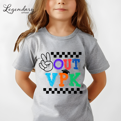 Peace Out VPK kids t-shirt