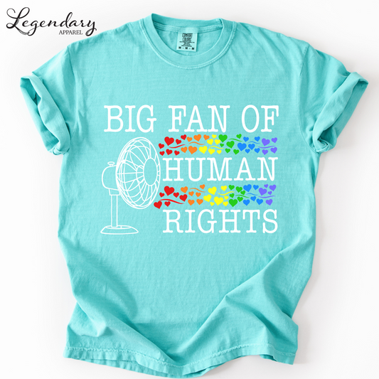 Big Fan of Human Rights Tee Shirt