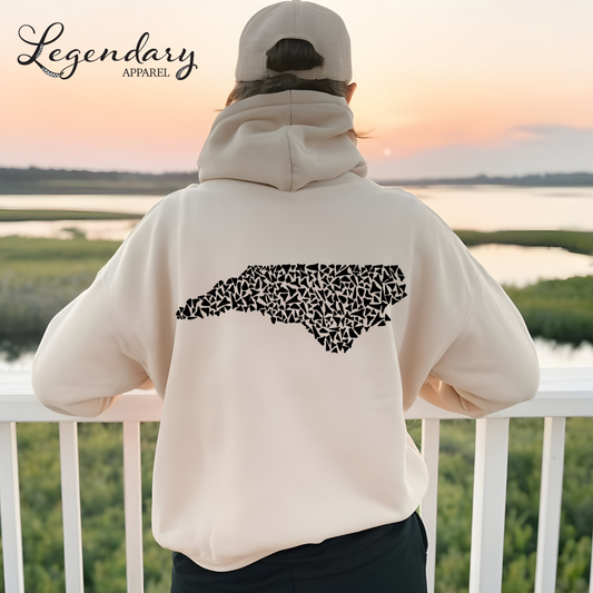 North Carolina Shark Tooth Fossil Sweatshirt