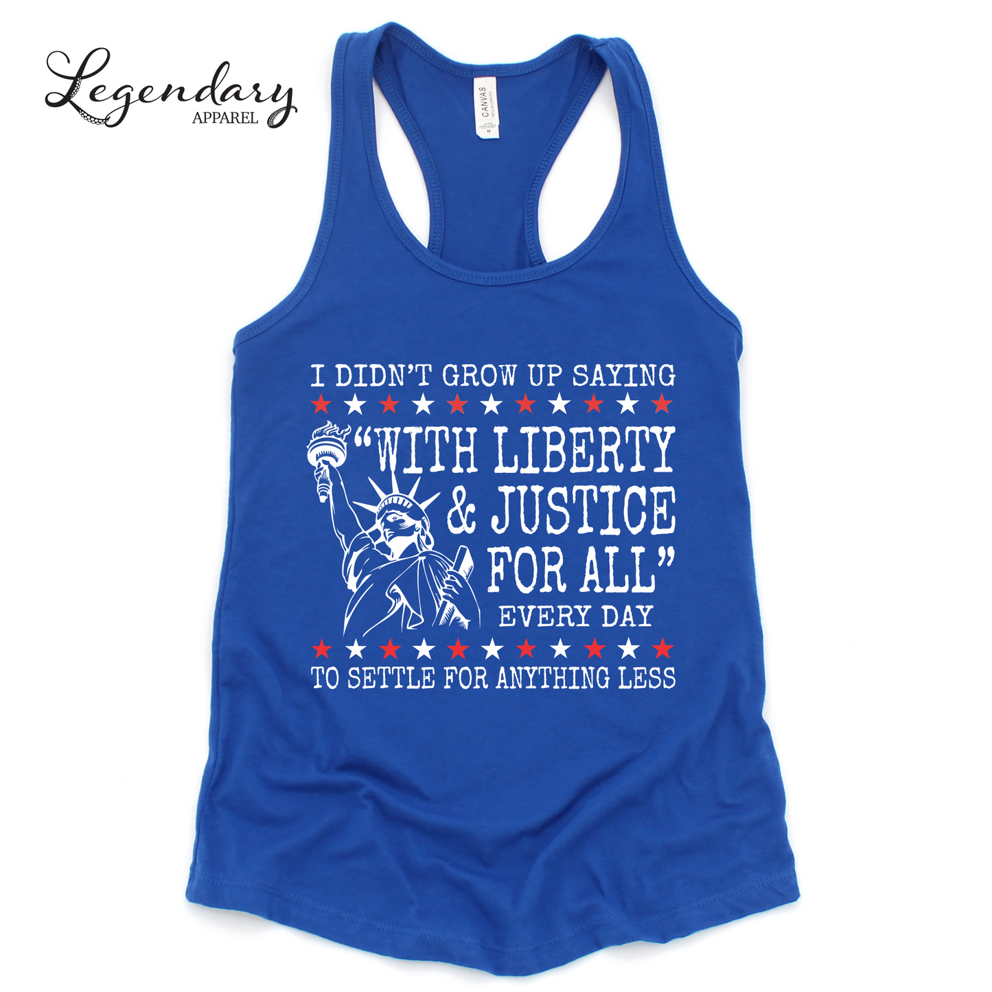 Liberty and Justice For All Human Rights Tank Top