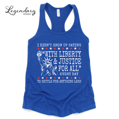 Liberty and Justice For All Human Rights Tank Top